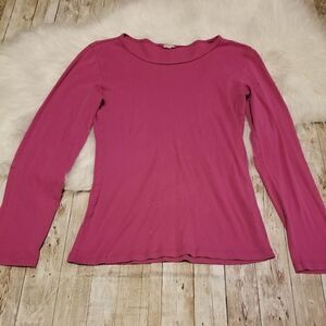 J.crew long sleeve pink tee